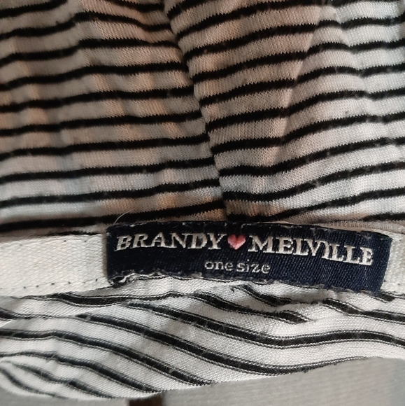 BRANDY MELVILLE Striped Hoodie Sweater - Picture 5 of 6